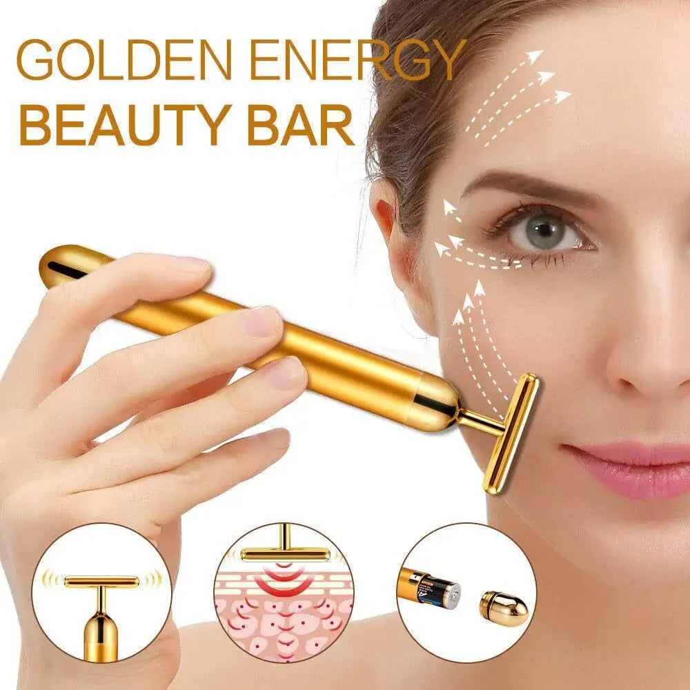 Facial Massager 24K Gold Energy