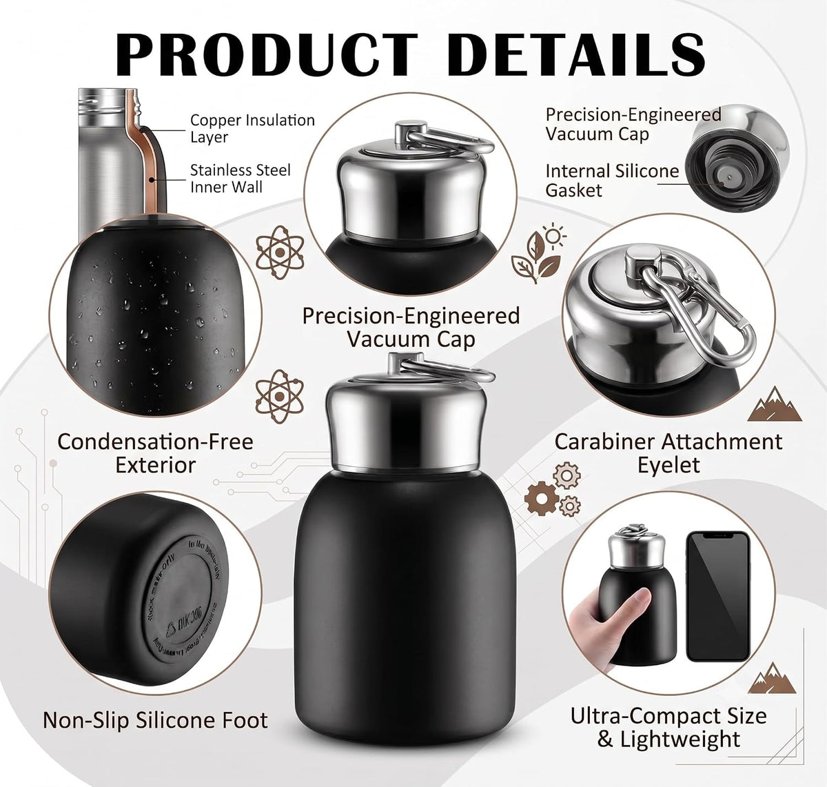 The EverTemp Nomad Collection | Premium Mini Insulated Flasks
