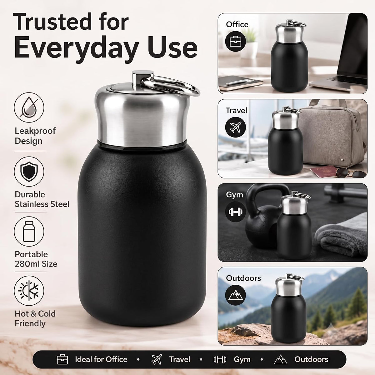 The EverTemp Nomad Collection | Premium Mini Insulated Flasks