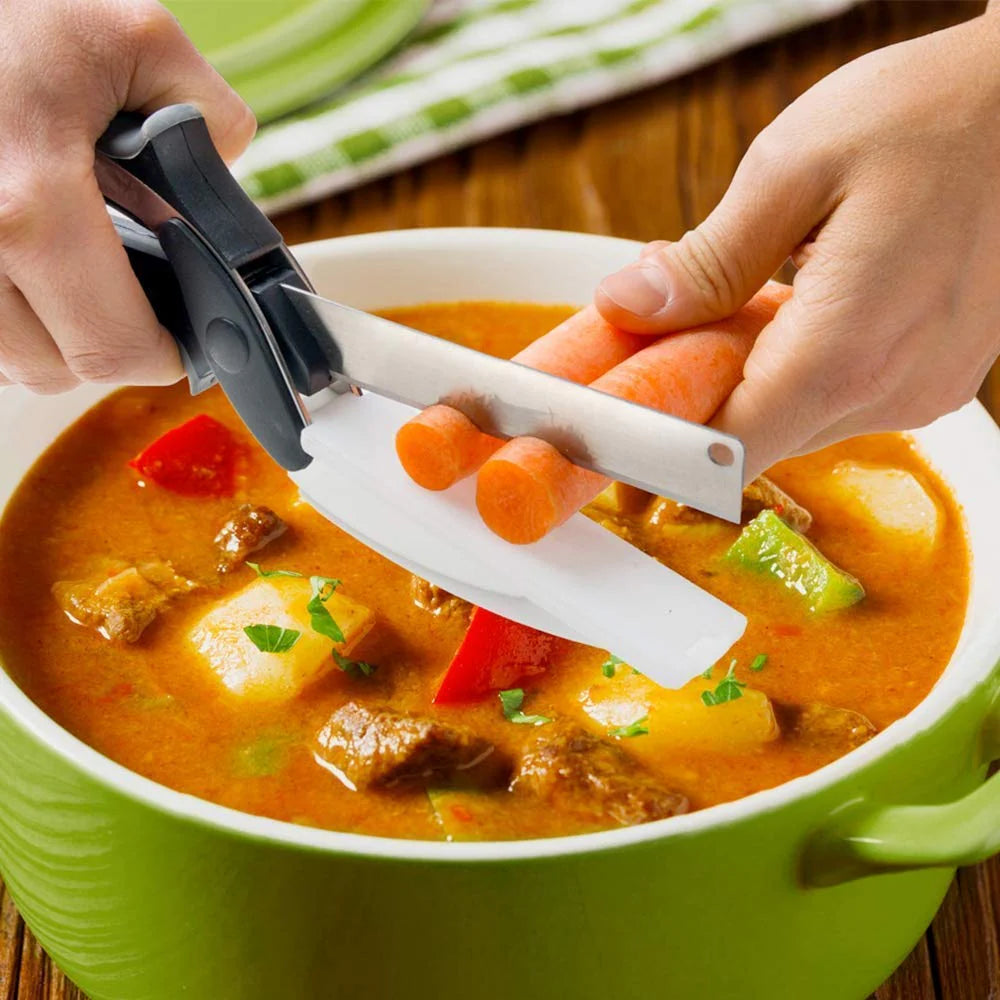 2-in-1 Clever Cutter / Kitchen Knife