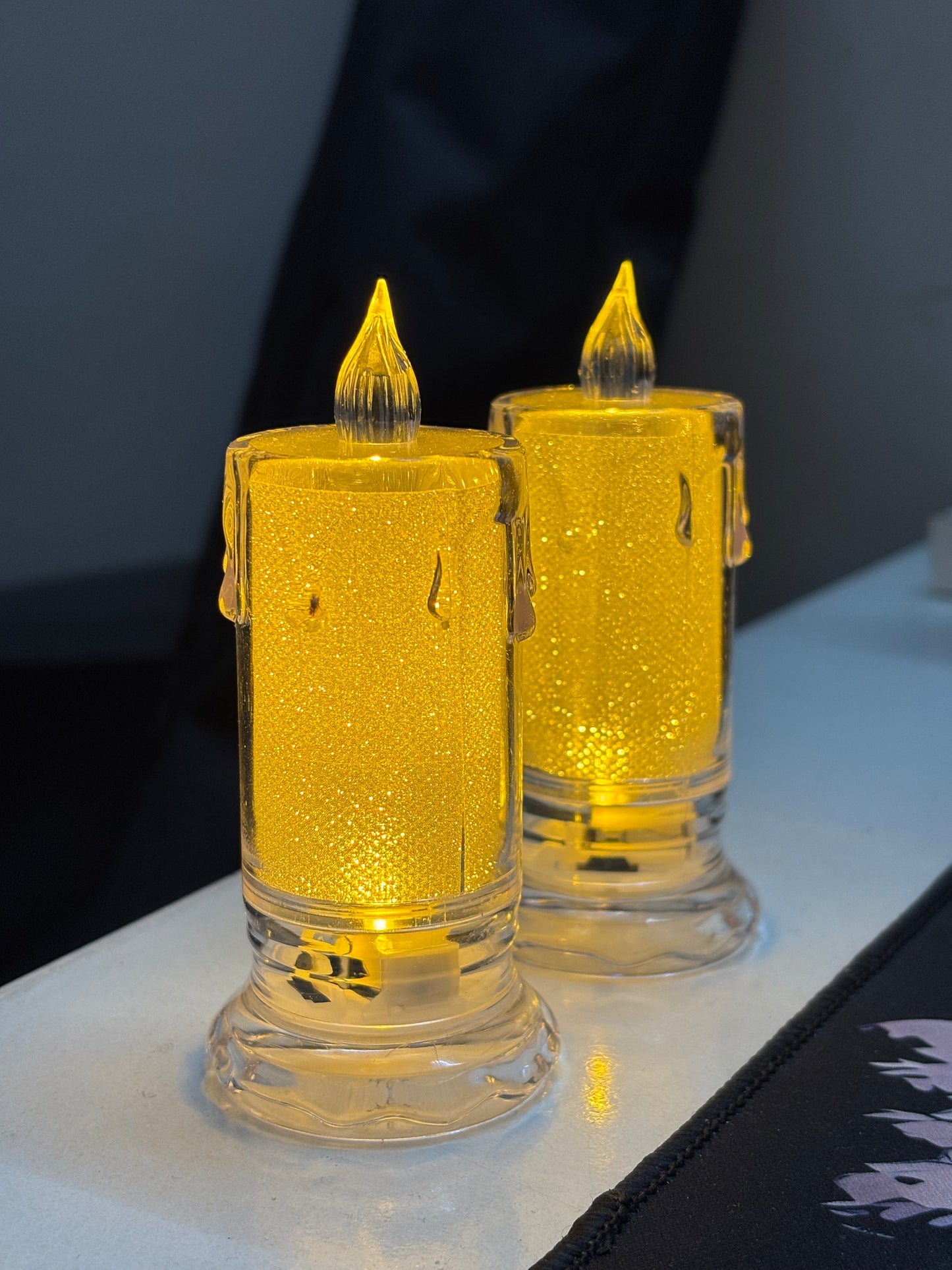 Crystal LED Candle Light – Flameless Decorative Crystal-Effect Candle for Home, Parties & Gifting