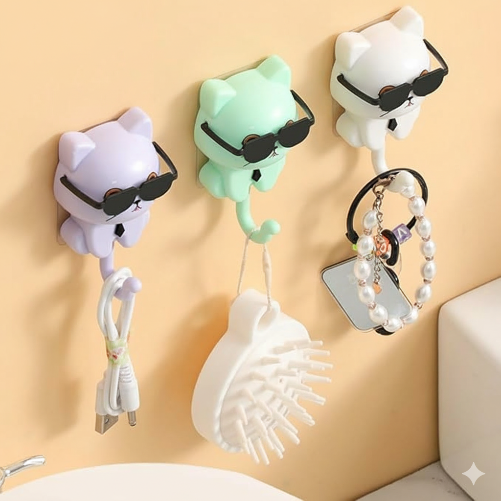 Cat Wall Hook and Key Holder