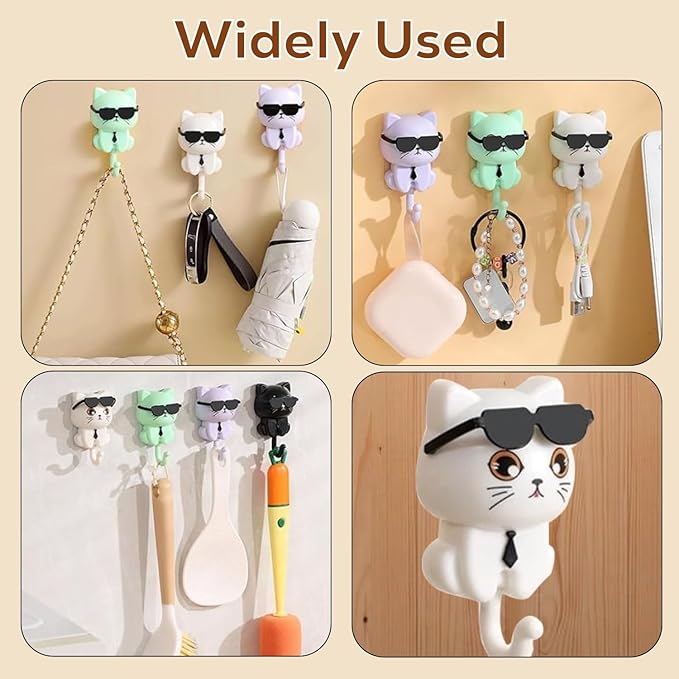 Cat Wall Hook and Key Holder